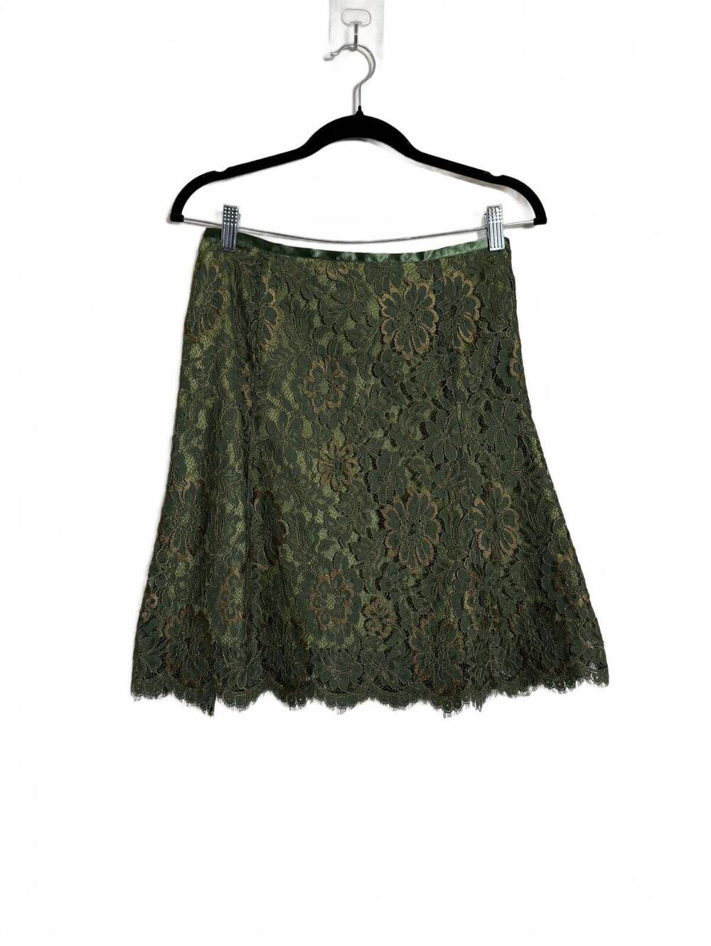 Coquette Green Lace‎ Skirt